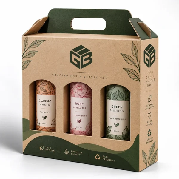 Die cut Custom Beverages Box