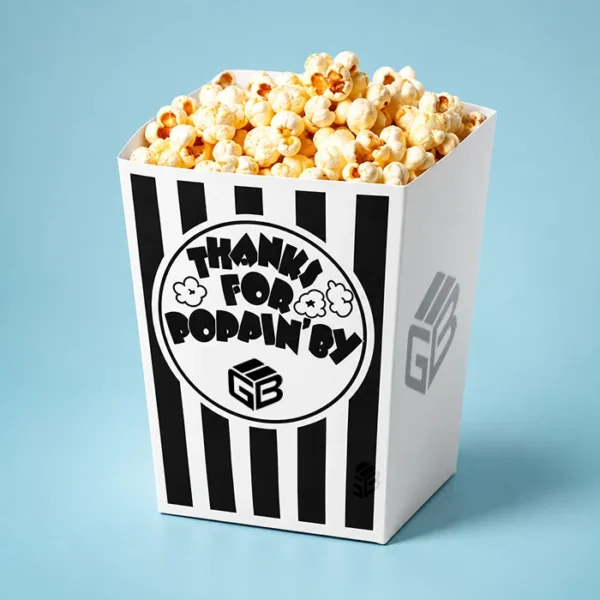 printed popcorn boxes
