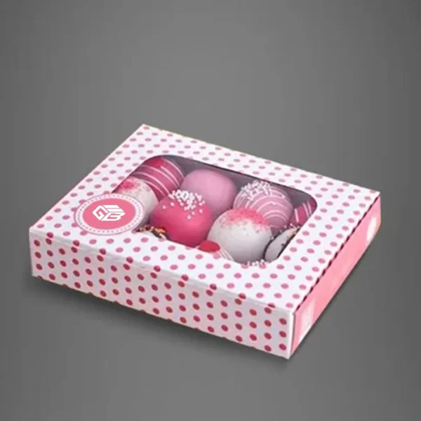 Cake Pop Boxes window