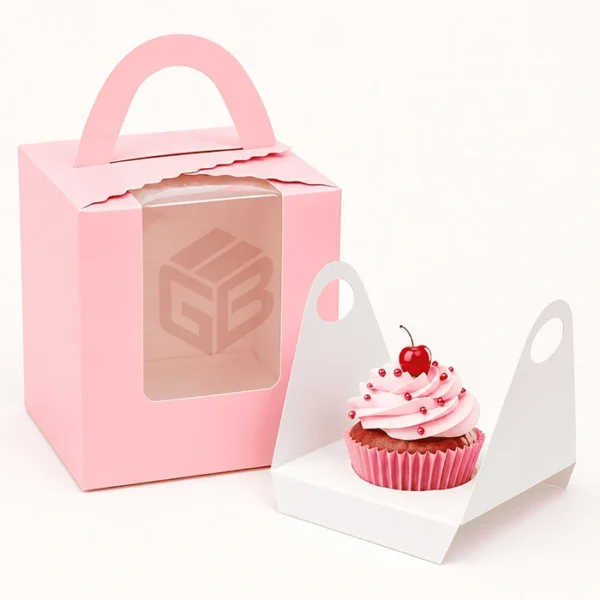 Cupcake Gift Boxes with window