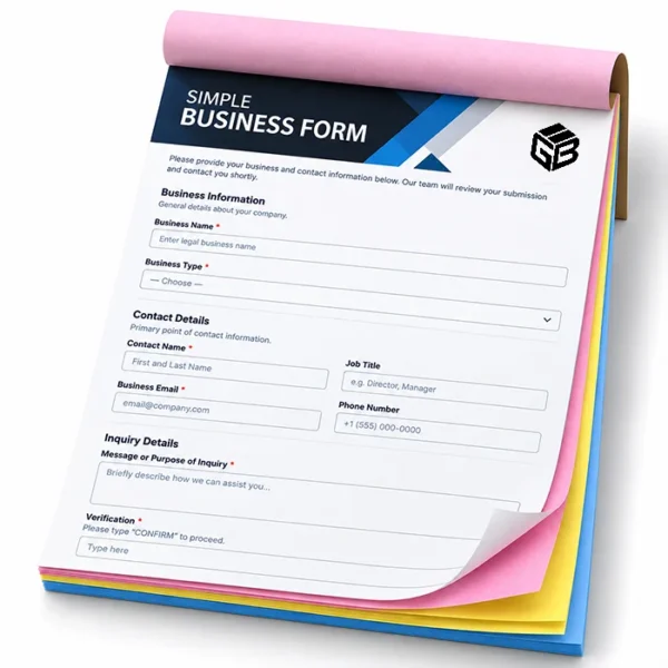 Custom Business Forms