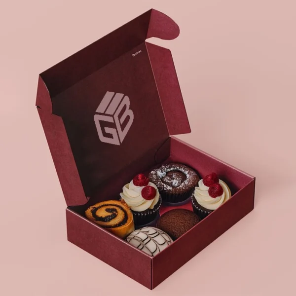 Custom Cupcake Gift Boxes