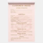 Custom Order Forms wholesale