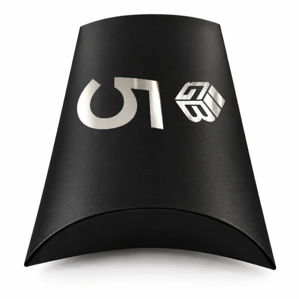 Custom black pillow boxes