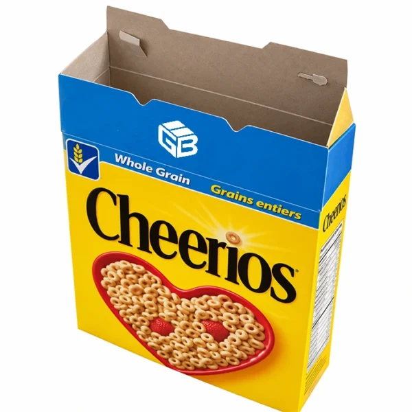 Printed Blank Cereal Boxes