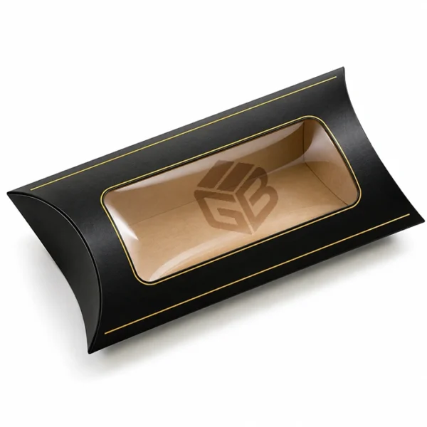 black pillow boxes