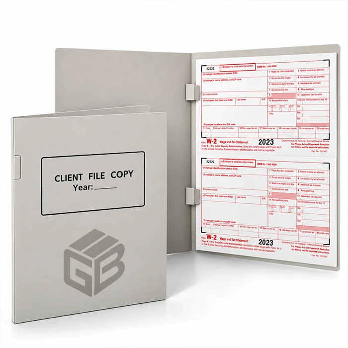 custom tax return folders